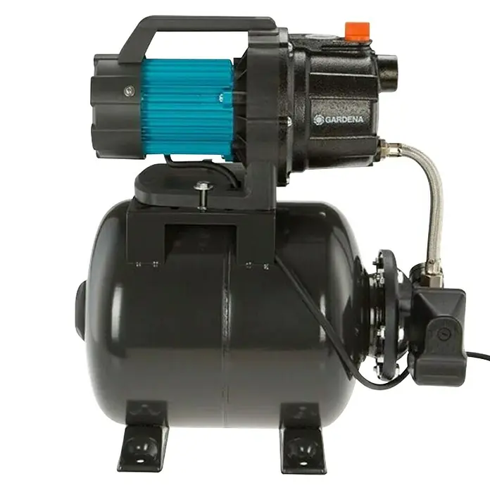 Gardena Kućna pumpa za vodu 3600/4 - 800 kW, Maksimalni protok: 3.600 l/h, Maksimalni tlak: 4 bar - Pogled sprijeda