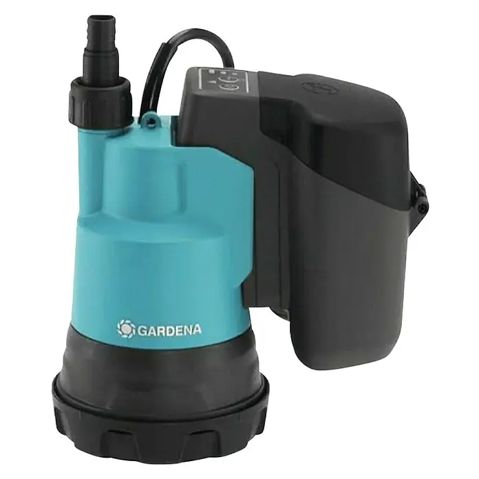 Gardena Aku pumpa za čistu vodu 2000/2 18V P4A - 18 W, Maksimalni protok: 2.000 l/h - Dijagonalni pogled