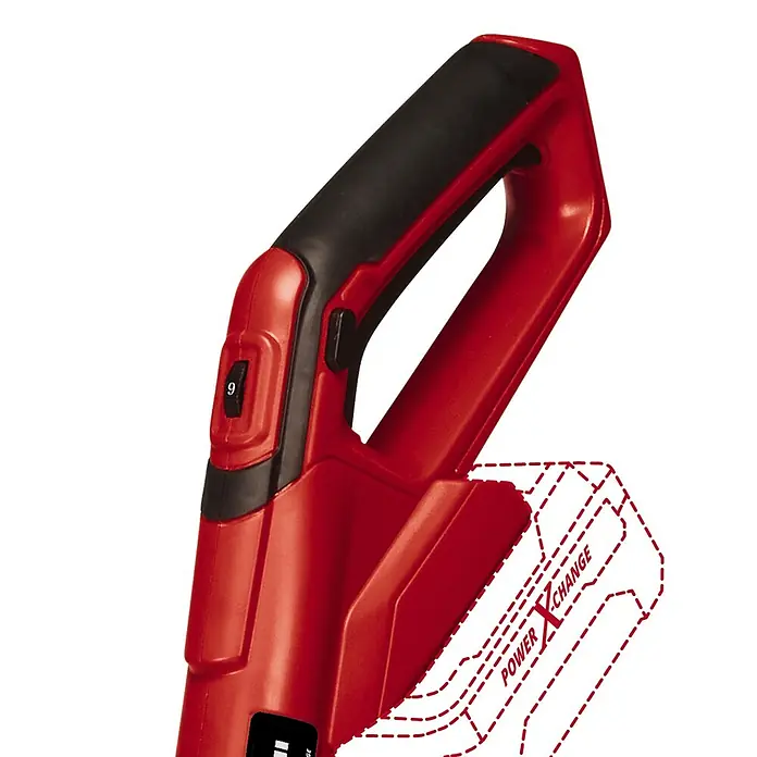 Einhell Akumulatorska kopačica GE-CR 18/20 Li E - Solo - Radna širina: 20 cm - Detaljan prikaz