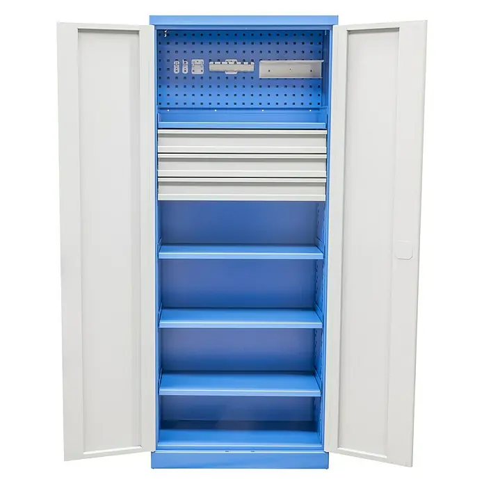 Güde Werkzeugschrank Typ Universal - L x B x H: 193 x 38 x 79 cm - Vorderansicht