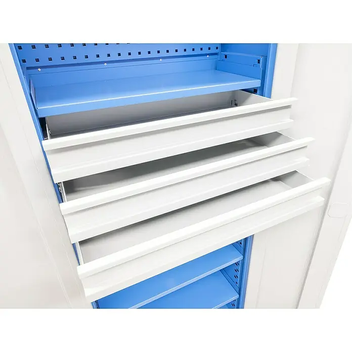 Güde Werkzeugschrank Typ Universal - L x B x H: 193 x 38 x 79 cm - Detailaufnahme