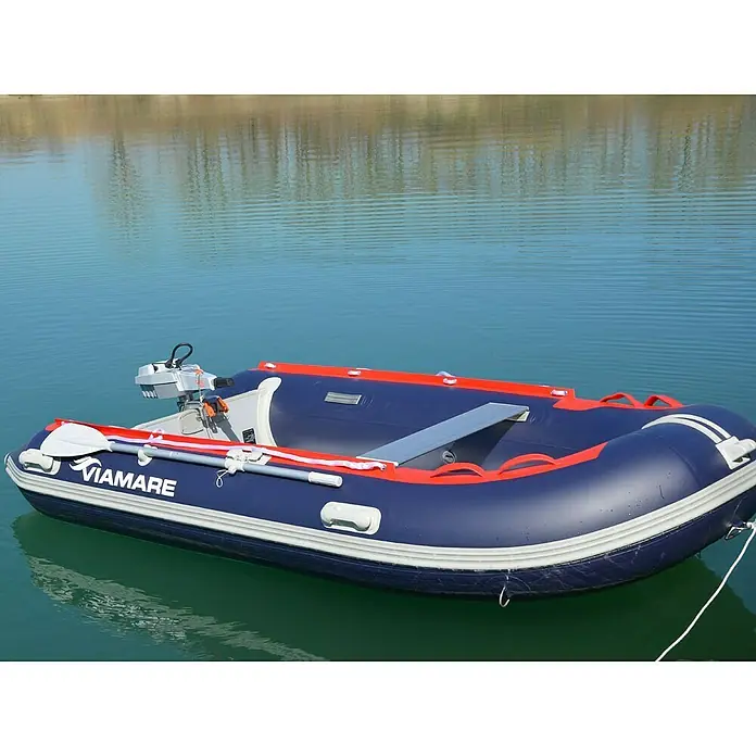 Viamare Schlauchboot 330 S Alu - L x B x H: 330 x 162 x 44 cm, Geeignet für: 4+1 Personen, Nutzlast: 650 kg, Rot/Grau - Stimmungsaufnahme