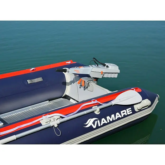 Viamare Schlauchboot 330 S Alu - L x B x H: 330 x 162 x 44 cm, Geeignet für: 4+1 Personen, Nutzlast: 650 kg, Rot/Grau - Stimmungsaufnahme