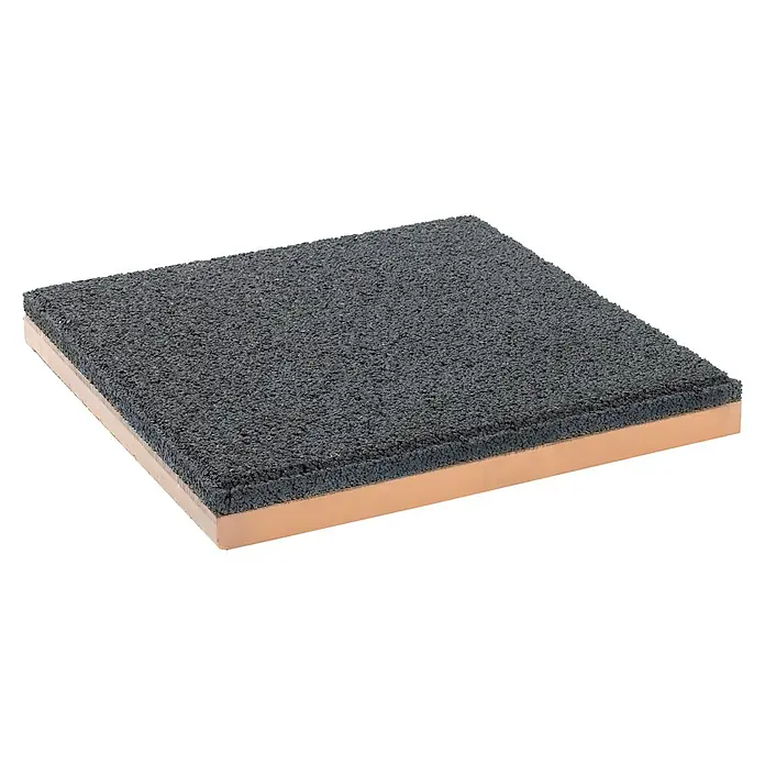 Soprema Losa de hormigón Texlosa R - 60 x 60 x 7,5 cm, Gris oscuro, Poliestireno expandido (EPS) - Vista angular