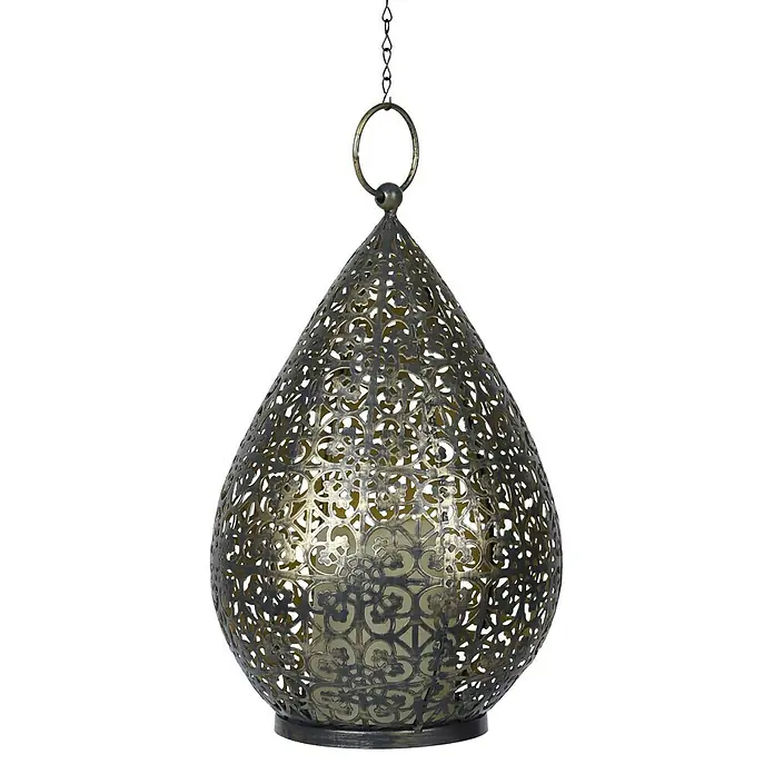 Luxform Led-hanglamp Tafellamp USB oplaadbaar Palmyra - l x b x h: 180 x 180 x 678 mm - Vooraanzicht