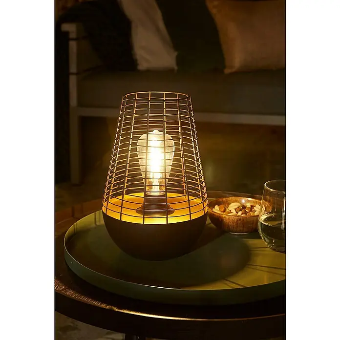 Luxform Led-tafellamp USB oplaadbaar Chelsea - l x b x h: 180 x 180 x 270 mm - Sfeeropname