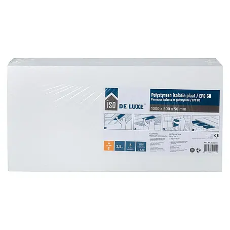 Iso De Luxe  Warmte-isolerende isolatieplaat PS