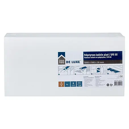 Iso De Luxe  Warmte-isolerende isolatieplaat PS