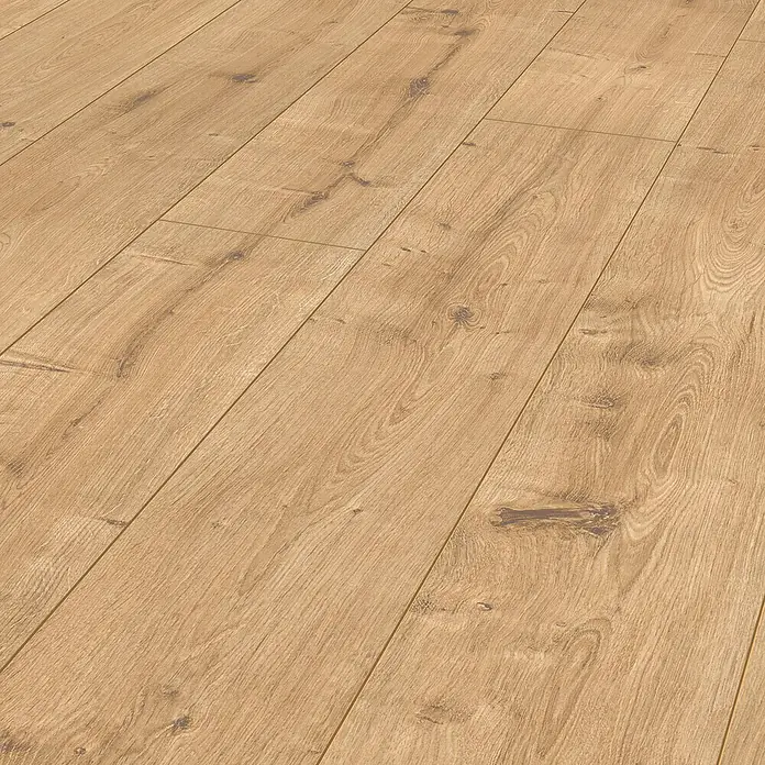 LOGOCLIC Ambienta Laminat Eiche Napoli - 1.285 x 192 x 10 mm, Landhausdiele - Detailaufnahme