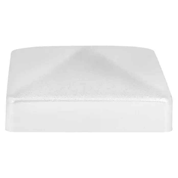Pfostenkappe - 90 x 90 mm, Eckig, Metall - Vorderansicht