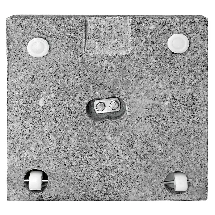 Sunfun Base de parasol de granito Florenz - 25 kg, 45 x 45 cm - Vista ascendente