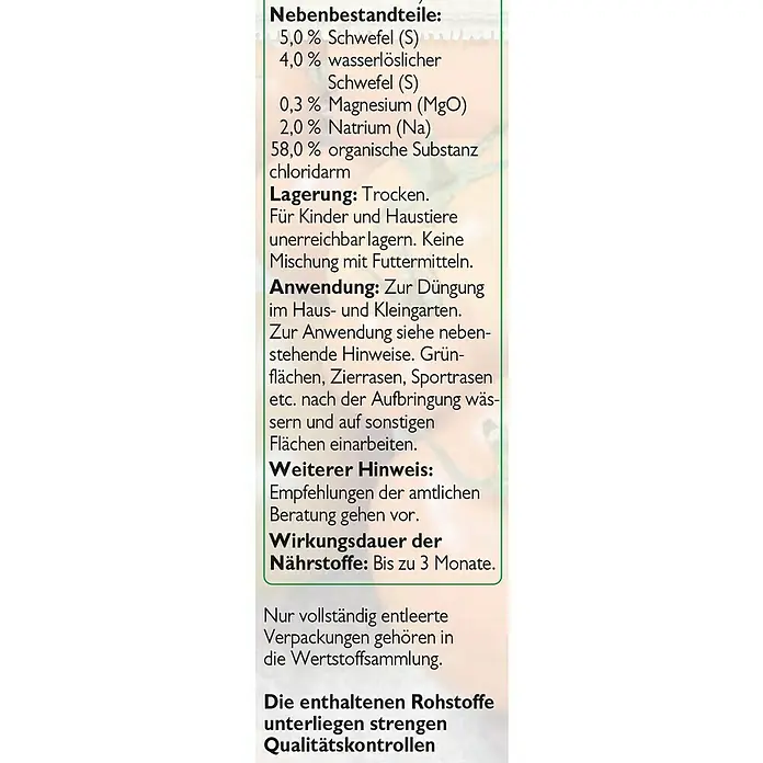 Neudorff Azet Tomatendünger - 1 kg - Detailaufnahme