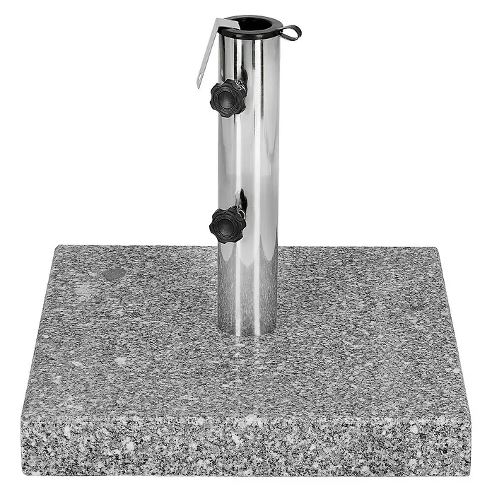 Sunfun Base de parasol de granito Florenz - 25 kg, 45 x 45 cm - Vista frontal