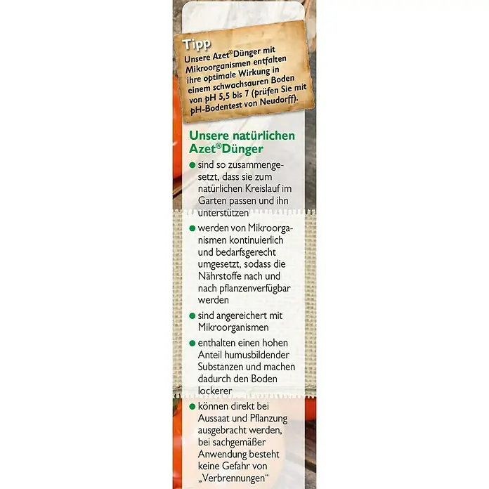 Neudorff Azet Tomatendünger - 1 kg - Detailaufnahme
