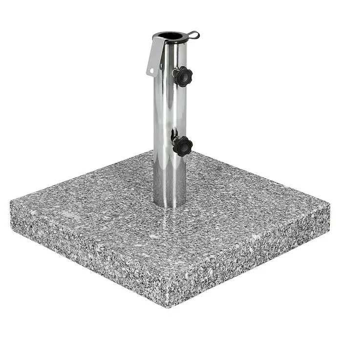 Sunfun Granitni stalak za suncobran Florenz - 25 kg, 45 x 45 cm - Dijagonalni pogled
