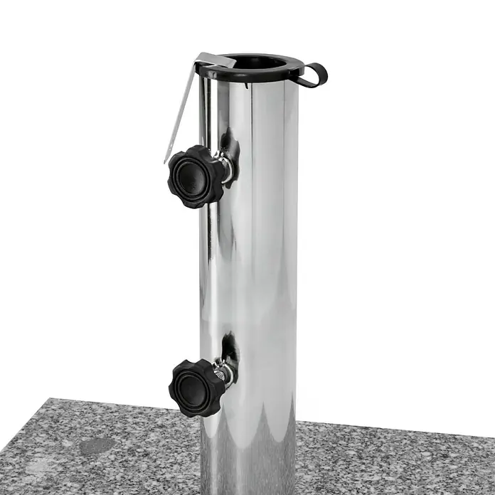 Sunfun Base de parasol de granito Florenz - 25 kg, 45 x 45 cm - Primer plano