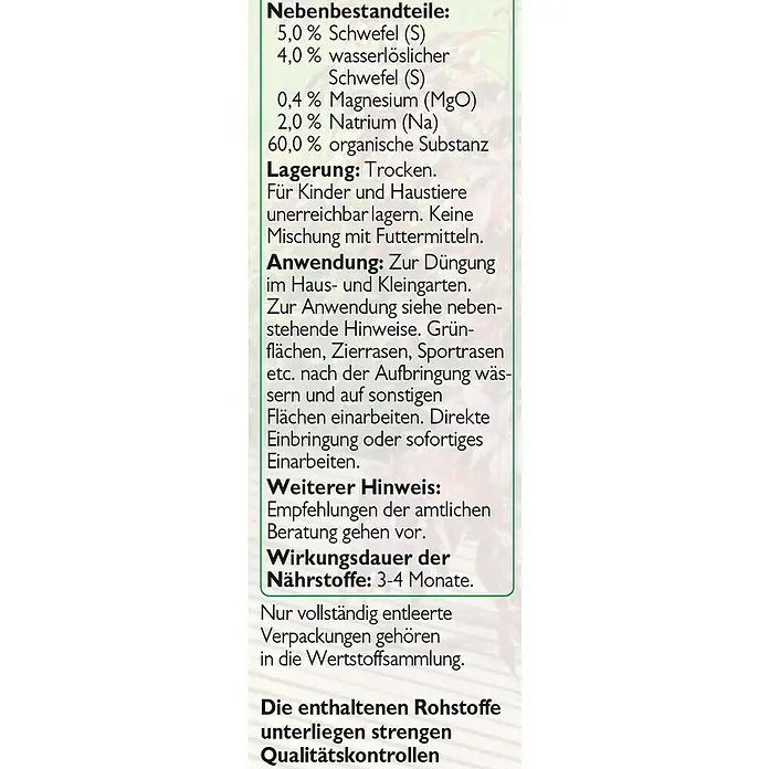 Neudorff Azet Strauch- & Heckendünger - 1 kg - Detailaufnahme