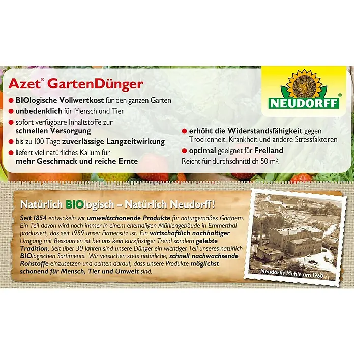 Neudorff Fertofit Gartendünger - 5 kg - Detailaufnahme