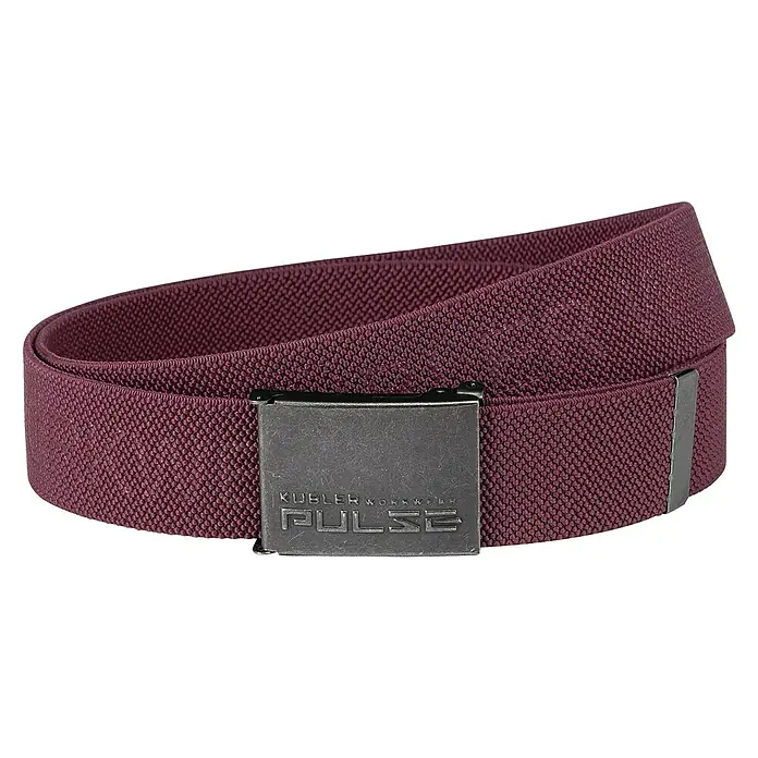 Kübler Gürtel Pulse - 135 cm, Bordeaux, Mit Flaschenöffner - Vorderansicht