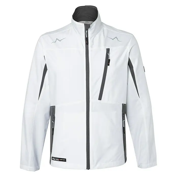 Kübler Softshell-Jacke Pulse Eco - Anthrazit/ Weiß, Konfektionsgröße: XXL - Vorderansicht