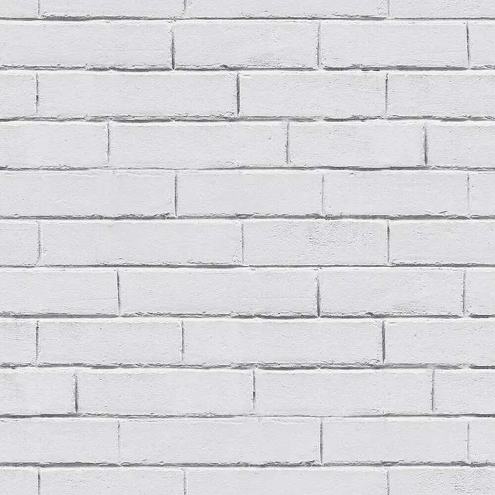 Papel pintado Ladrillo Tiza - Verde, Aspecto de hormigón, 5,2 x 0,53 m - Primer plano