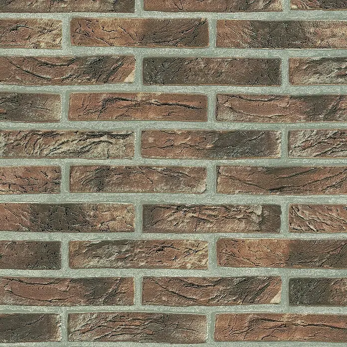 Papel pintado Ladrillo - Marrón, Aspecto de hormigón, 10 x 0,53 m - Primer plano