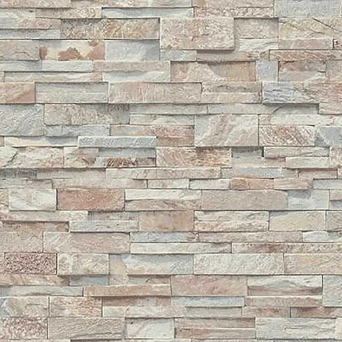 Papel pintado Pizarra - Gris, Efecto piedra, 10 x 0,53 m - Primer plano