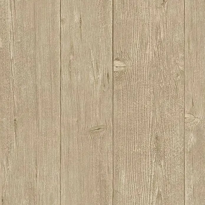 Papel pintado Madera lisa - Beige, Estilo madera, 10 x 0,53 m - Primer plano