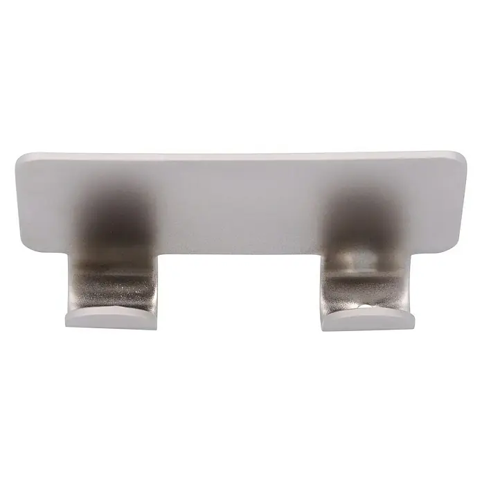 Siro Garderobenleiste 2178-722N4KV1S - L x B x H: 72 x 41 x 16 mm, Anzahl Haken: 2 Stk. - Diagonale Ansicht