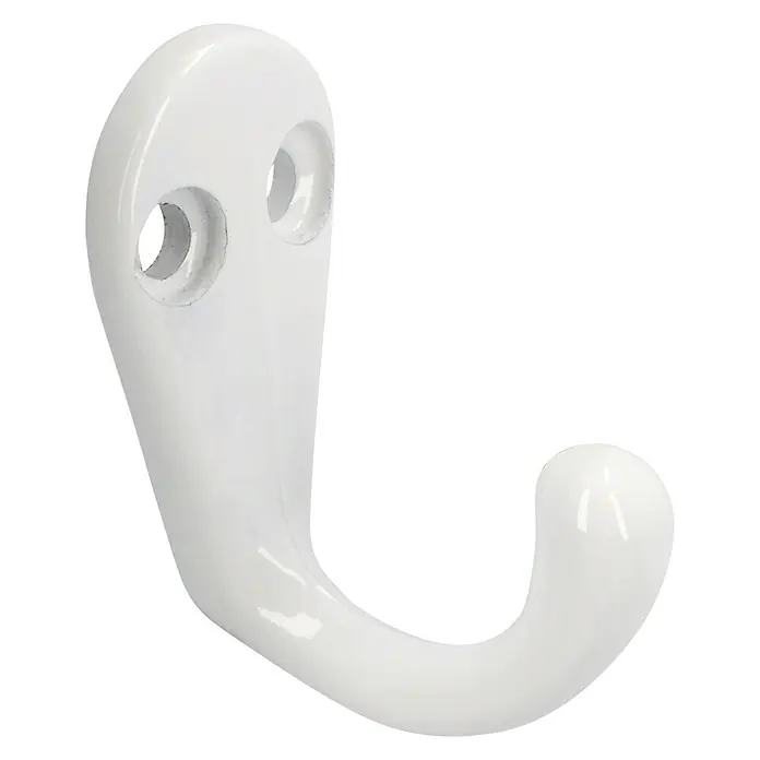 Siro Garderobenhaken 1133/PB1 - L x B x H: 20 x 41 x 33 mm, Anzahl Haken: 1 Stk. - Diagonale Ansicht