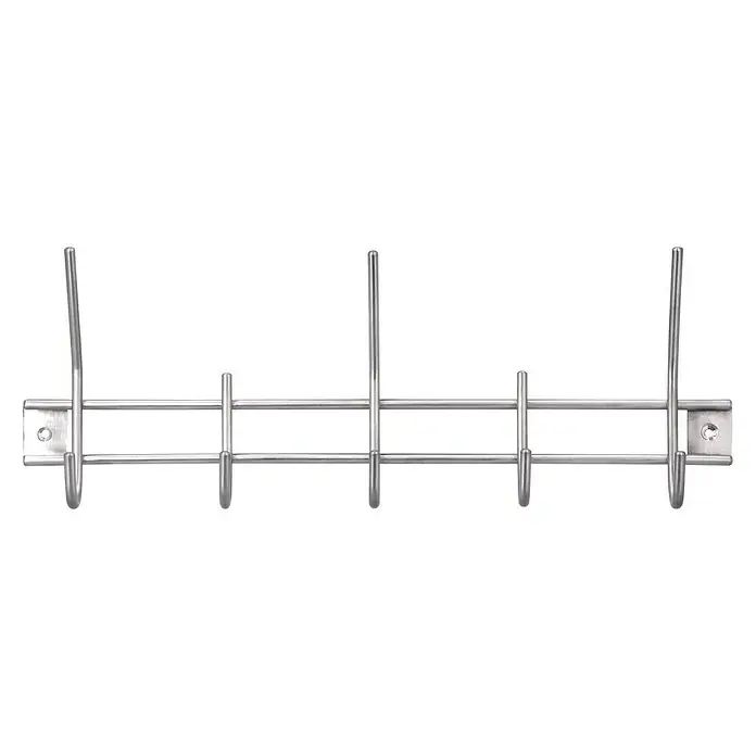 Siro Garderobenleiste - L x B x H: 380 x 150 x 50 mm, Anzahl Haken: 5 Stk. - Vorderansicht