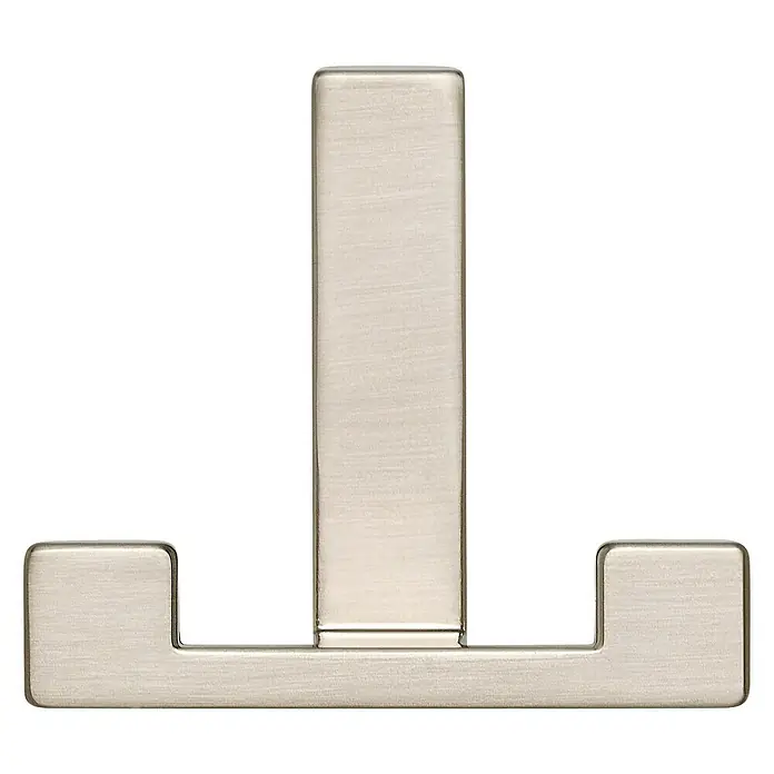 Siro Garderobenhaken - L x B x H: 70 x 61 x 40 mm, Anzahl Haken: 1 Stk., Edelstahl - Vorderansicht
