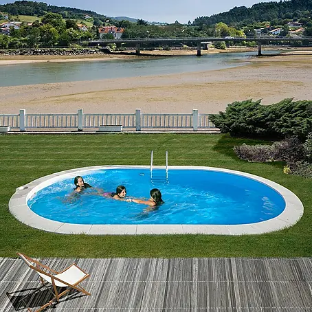 Gre  Piscina ovalada enterrada Sumatra