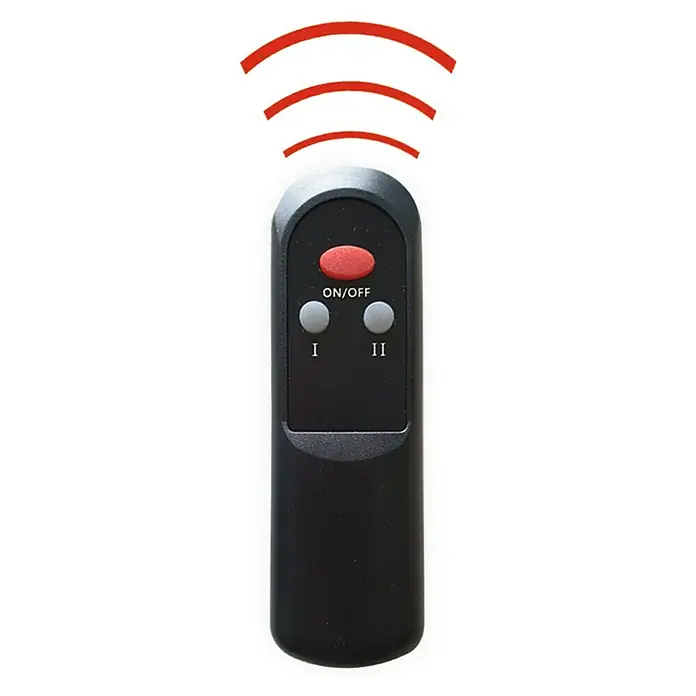Starlyf Wandheizstrahler Radiant Heater - Außen, 2.000 W, Schwarz, 7,2 x 67,5 x 10,5 cm - Skizze
