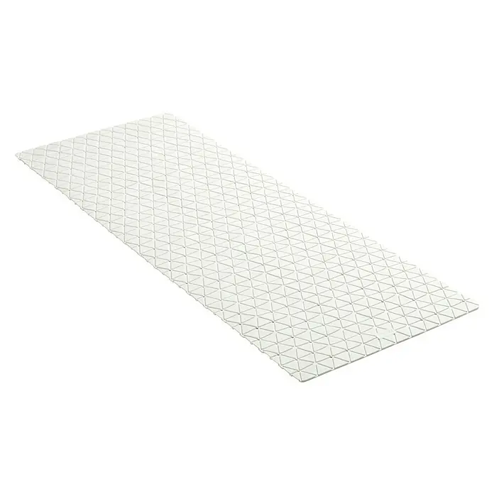 Tatay Alfombra antideslizante Diamond SBS - 96 x 36 cm, Blanco - Vista angular