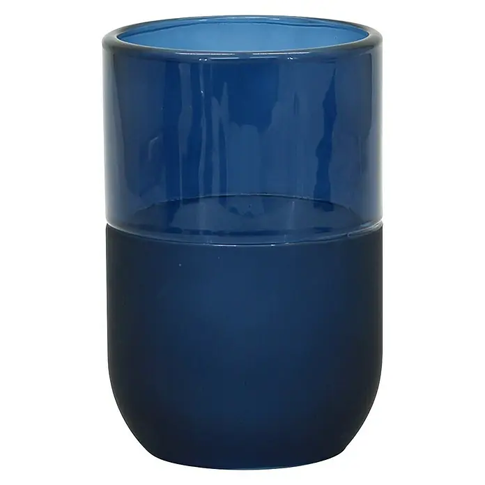 Aquasanit Midnight Vaso de encimera - Cerámica, Azul - Vista frontal