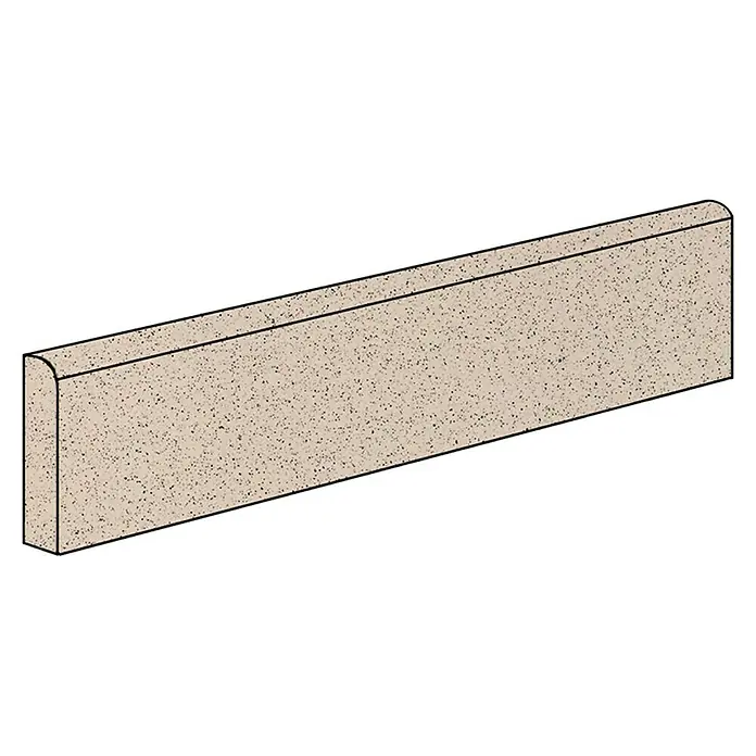 Sockelfliese Pompei - 10 x 30 cm, Sand, Matt - Skizze
