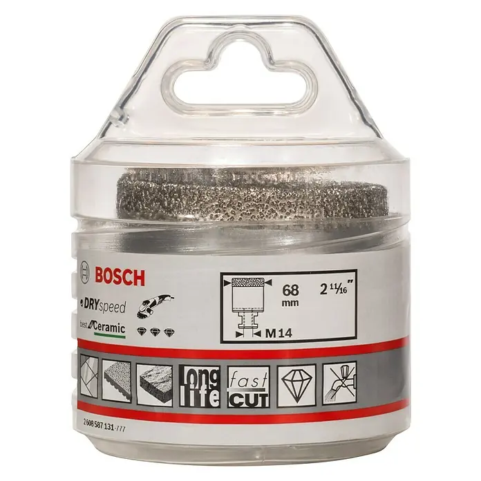 Bosch Diamant-Trockenbohrer Dry Speed - Durchmesser: 68 mm - Vorderansicht
