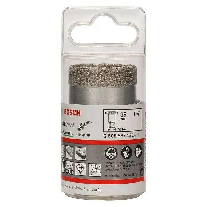 Bosch Diamant-Trockenbohrer Dry Speed - Durchmesser: 35 mm - Vorderansicht