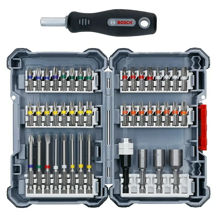 Bosch Bit-Set Pick & Click - 45 -tlg. - Ansicht von oben
