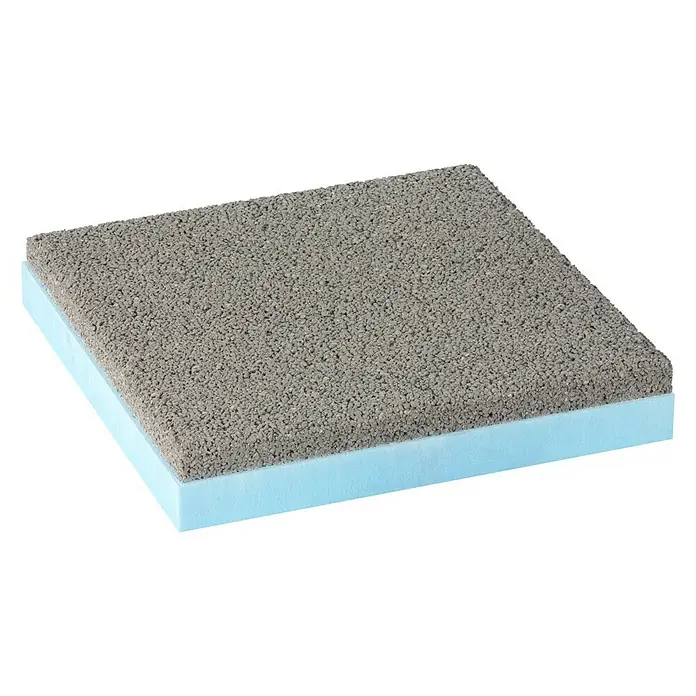 Danosa Losa de hormigón con aislante EPS - L x An x Es: 50 x 50 x 8,5 cm, Gris, Hormigón poroso - Vista angular