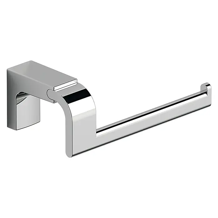 Creabath Elegance Portarrollos papel higiénico - Sin tapa, Cromo, Brillante - Vista angular