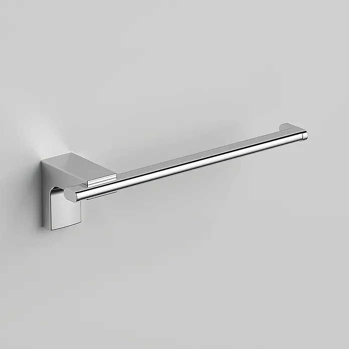 Creabath Elegance Toallero de barra abierto - Largo: 20,8 cm, Cromo, Brillante - Foto ambiente