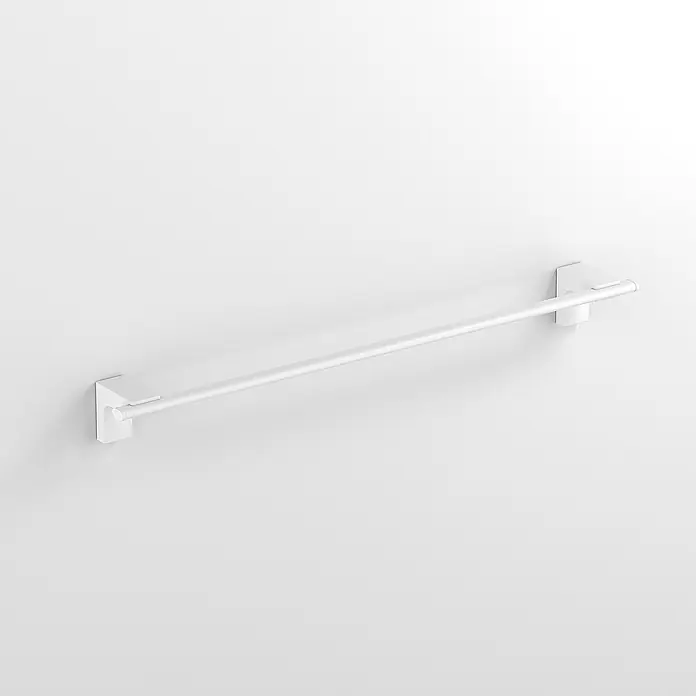 Creabath Elegance Toallero de barra - Largo: 51,1 cm, Blanco, Satinado - Foto ambiente