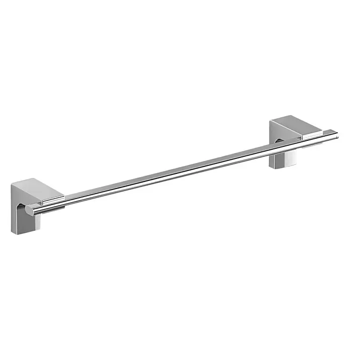 Creabath Elegance Toallero de barra - Largo: 35,6 cm, Cromo, Brillante - Vista angular