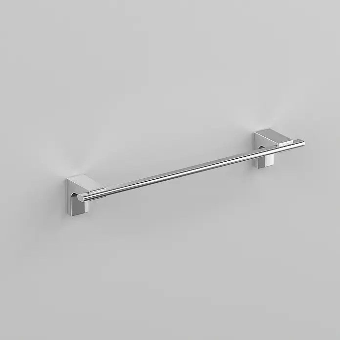 Creabath Elegance Toallero de barra - Largo: 35,6 cm, Cromo, Brillante - Foto ambiente