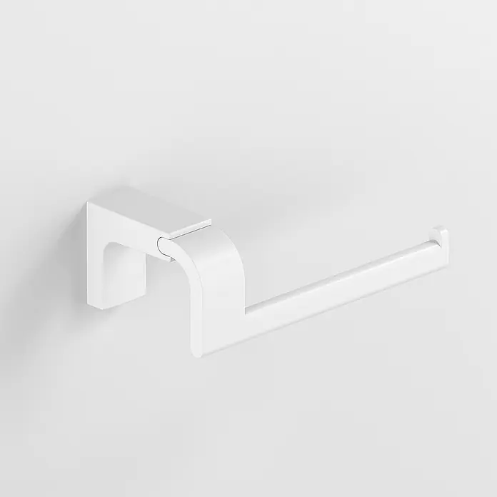 Creabath Elegance Portarrollos papel higiénico - Sin tapa, Blanco, Satinado - Foto ambiente