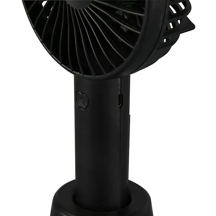 Reality Leuchten USB-Ventilator Windy - Schwarz, Hand, 10,5 cm - Detailaufnahme