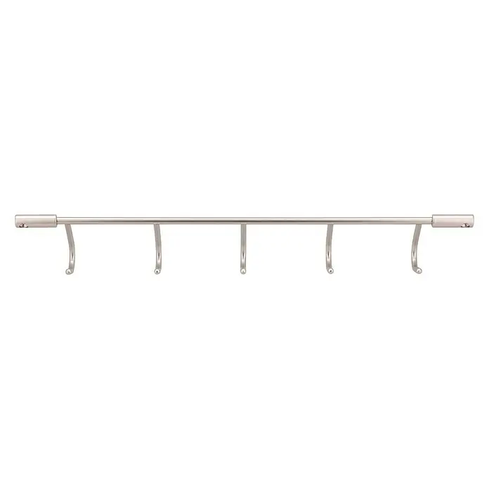Siro Garderobenleiste - L x B x H: 360 x 56 x 36 mm, Anzahl Haken: 5 Stk. - Vorderansicht