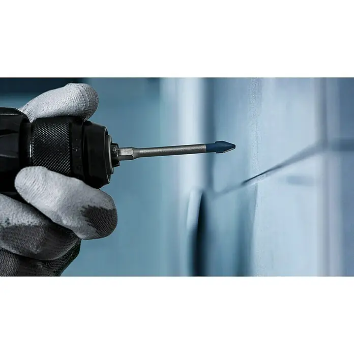 Bosch Professional Expert Fliesenbohrer-Set - Durchmesser: 5 mm - 8 mm, Materialeignung: Fliesen, 3 -tlg. - Anwendungsbeispiel